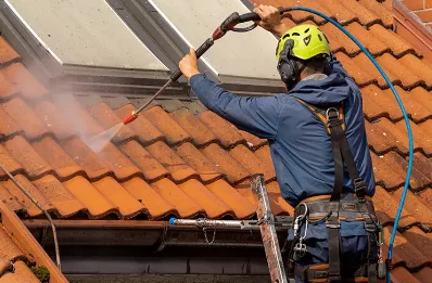 Démoussage et hydrofuge de toiture à Gréolières